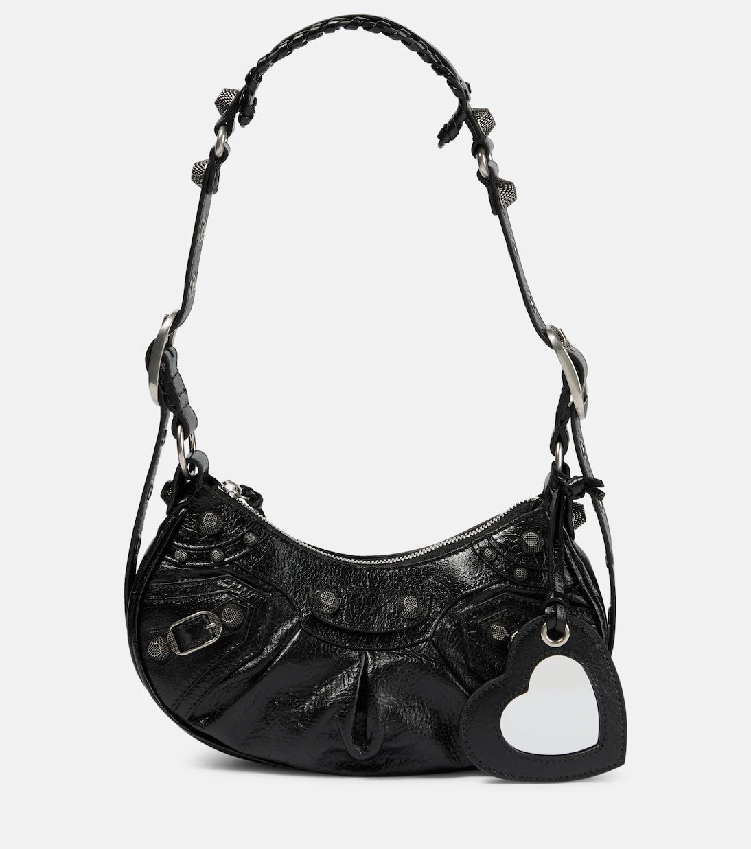 Balenciaga - حقيبة كتف Le Cagole XS من الجلد