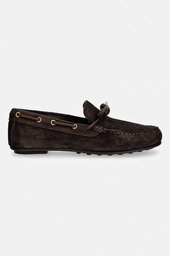 Велурени мокасини Gant Seabaya