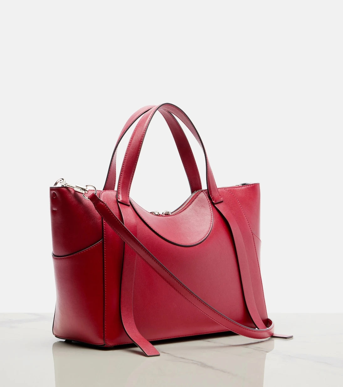 Givenchy - حقيبة يد Snatch Medium من الجلد بمقبض علوي