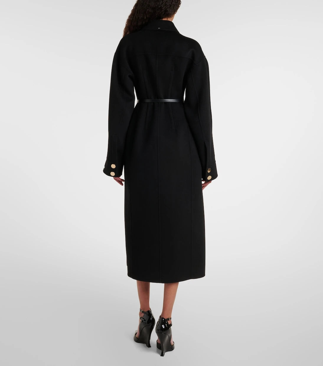 Sportmax - Olio virgin wool coat