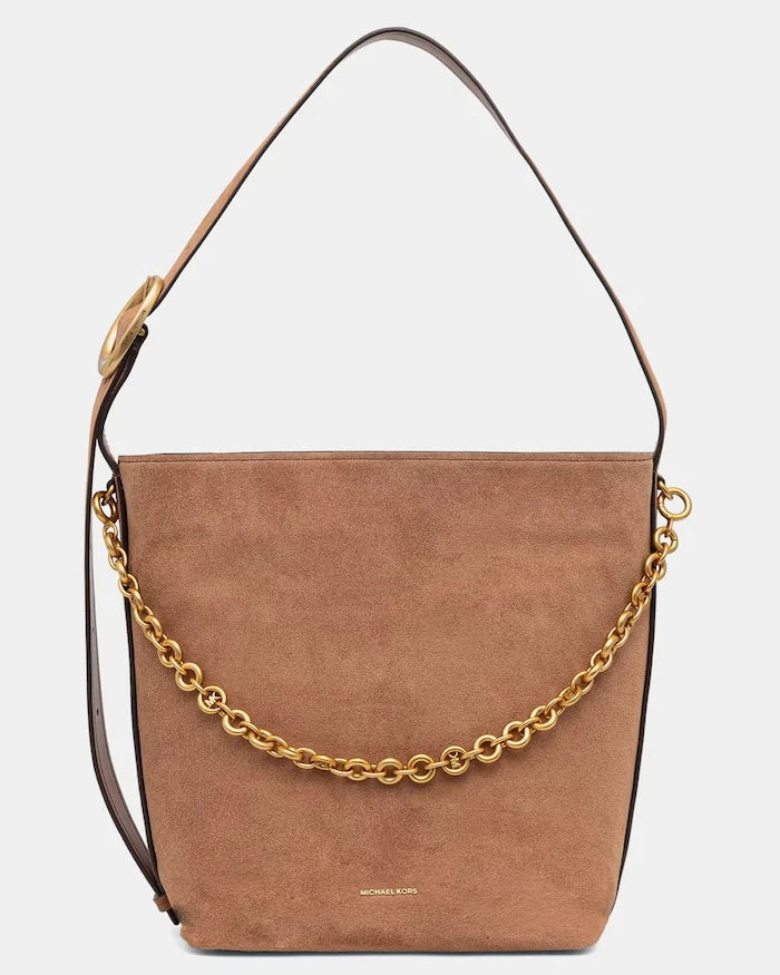 MICHAEL Michael Kors чанта тип хобо дамска от велур Nolita