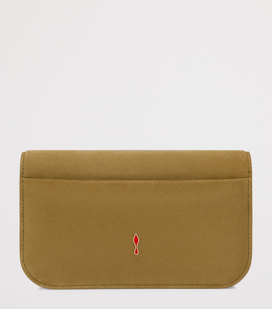 Christian Louboutin Paloma Small Suede Clutch Bag