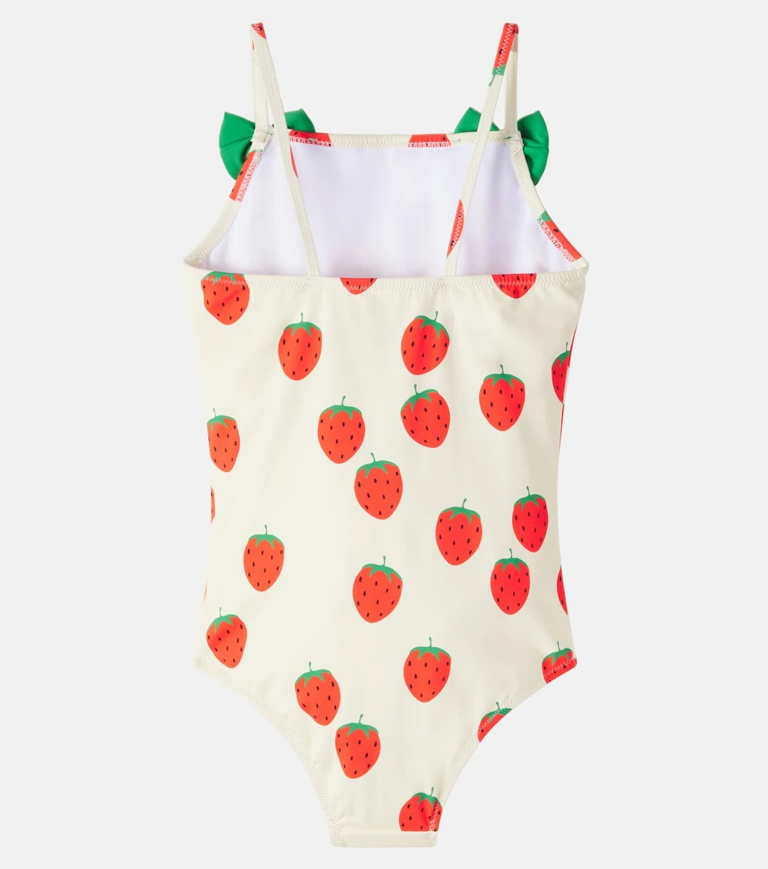 Mini Rodini - Strawberries bow-detail swimsuit
