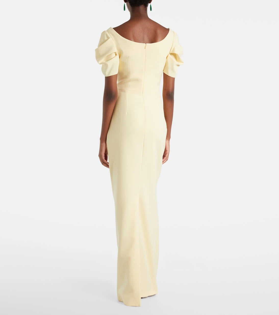 Safiyaa - Vanna draped crêpe gown