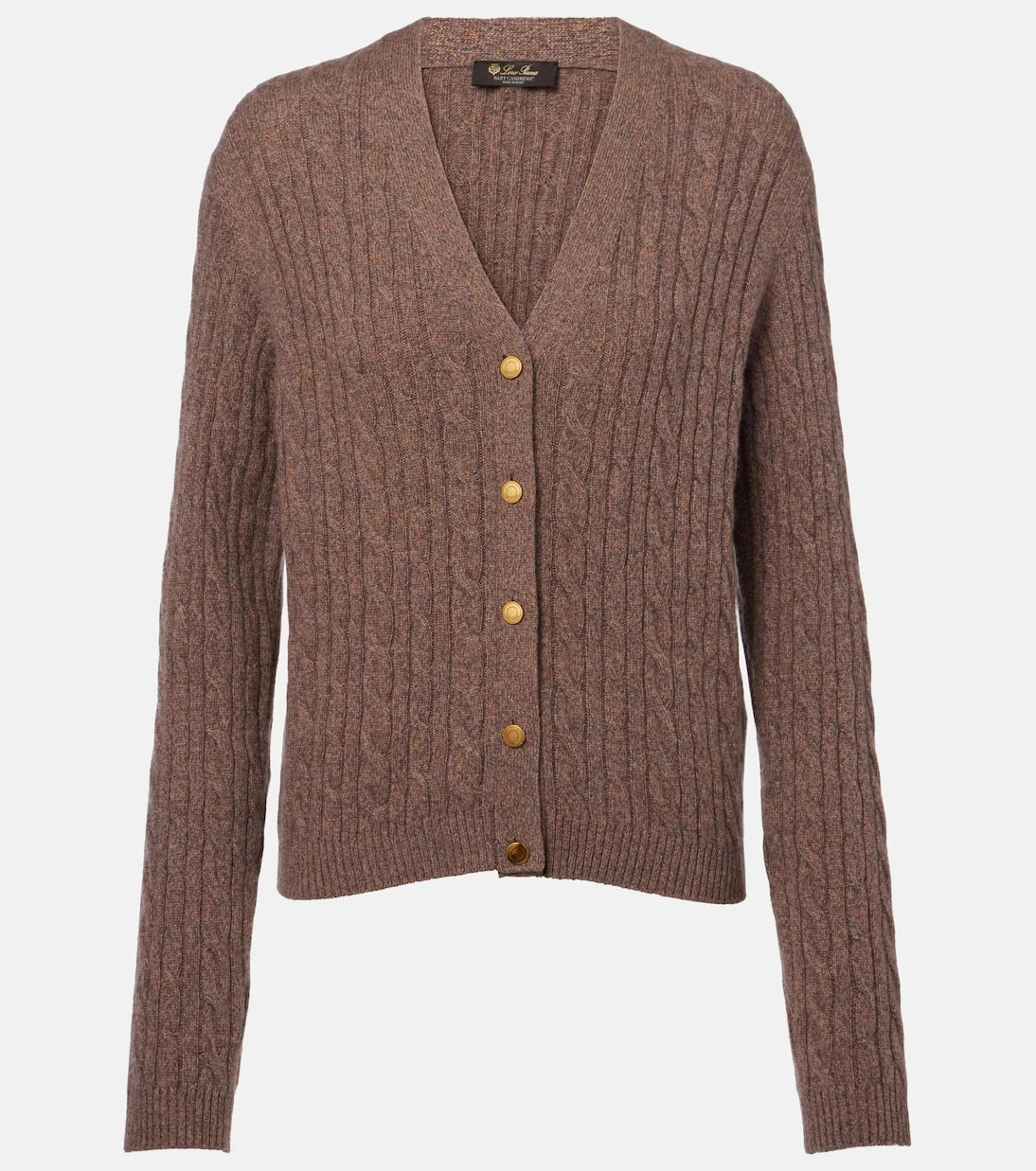 Loro Piana - Treccia cable-knit cashmere cardigan