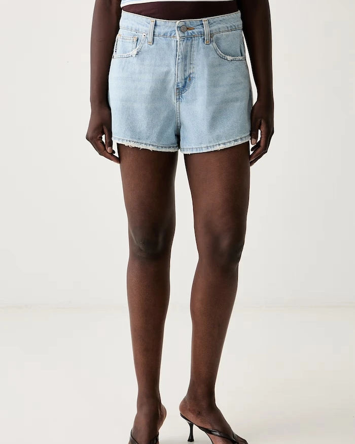 Haveone kadın denim kısa şort