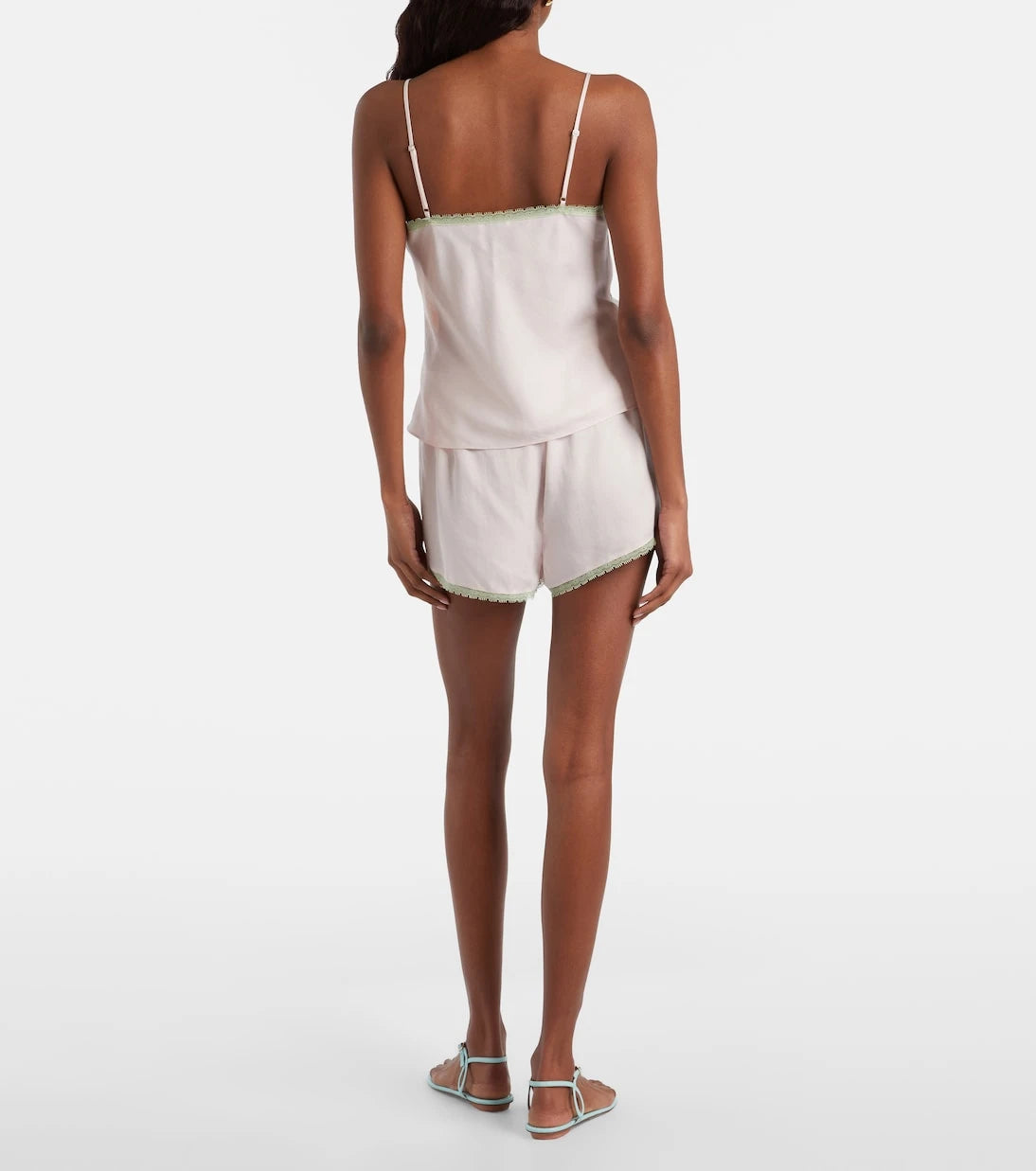 Posse - Perla lace-trimmed shorts