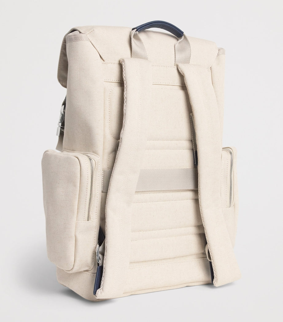 Paul & Shark Cotton-Blend Canvas Backpack