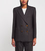 Blazé Milano Brown Wool-Cashmere Everynight Double-Breasted Blazer