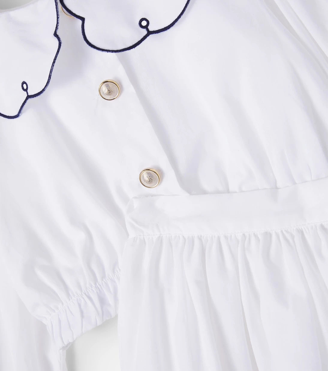 Patachou - Embroidered cotton top and skirt set
