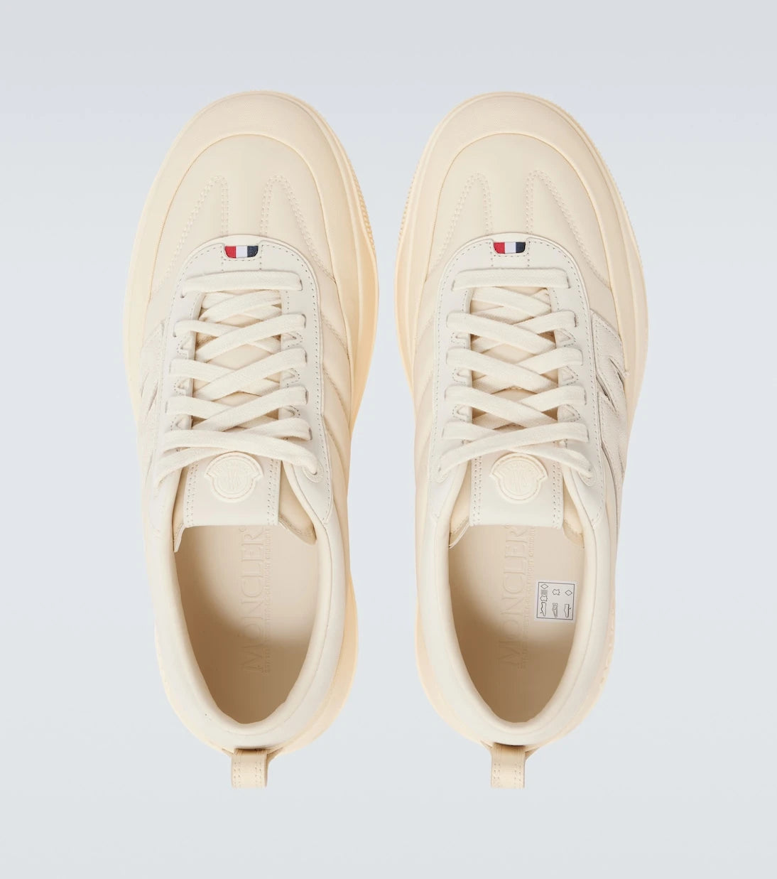 Moncler - Monpulse Altive leather-trimmed sneakers