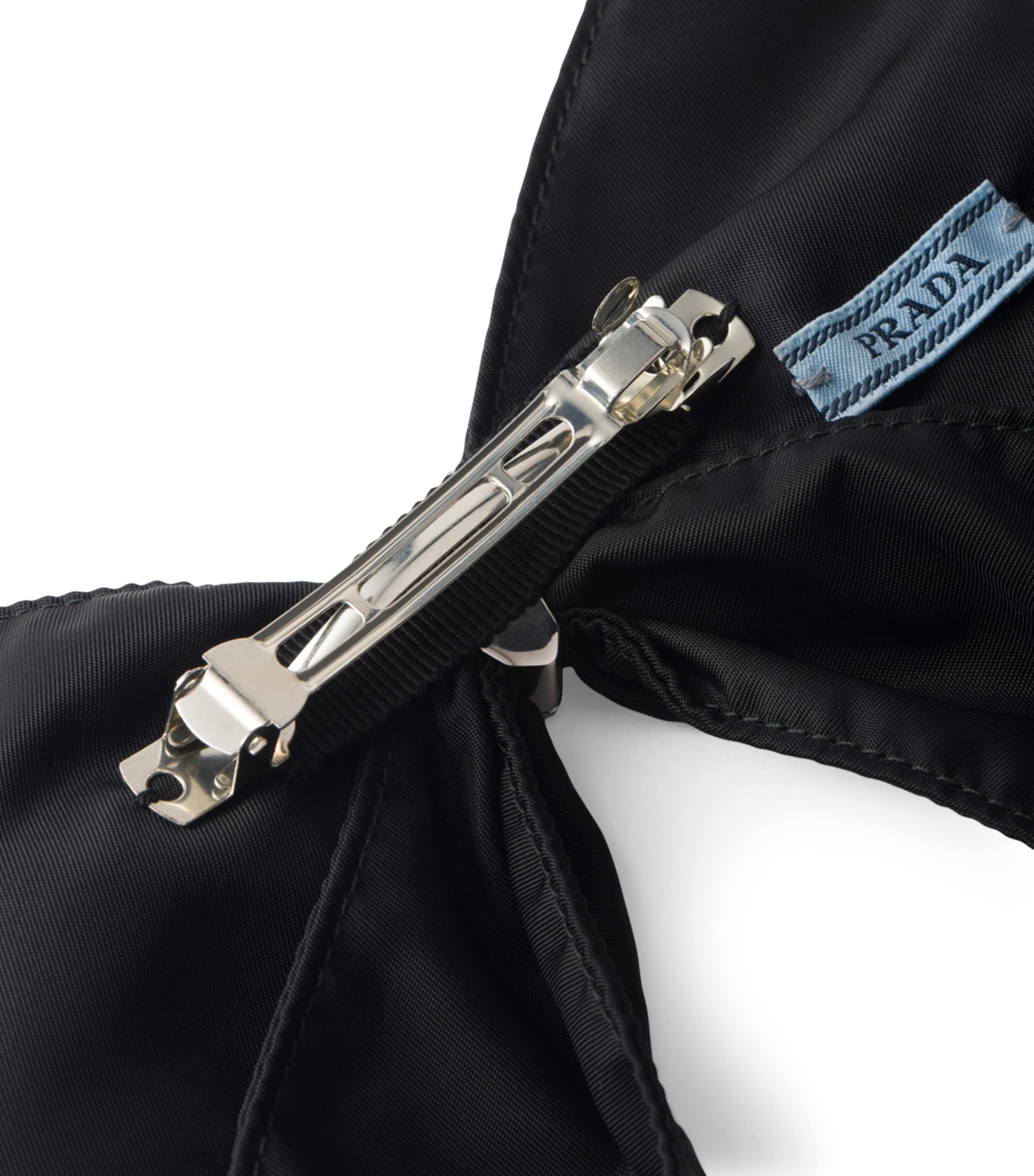 Prada Black Re-Nylon Hair Clip