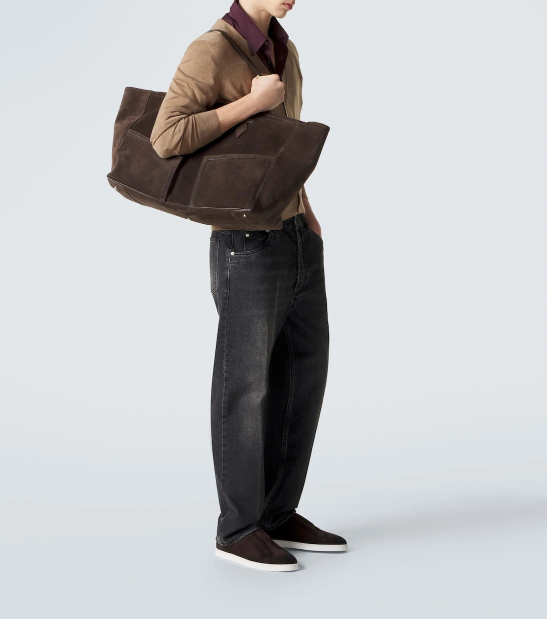 Magnanni - Open suede sneakers