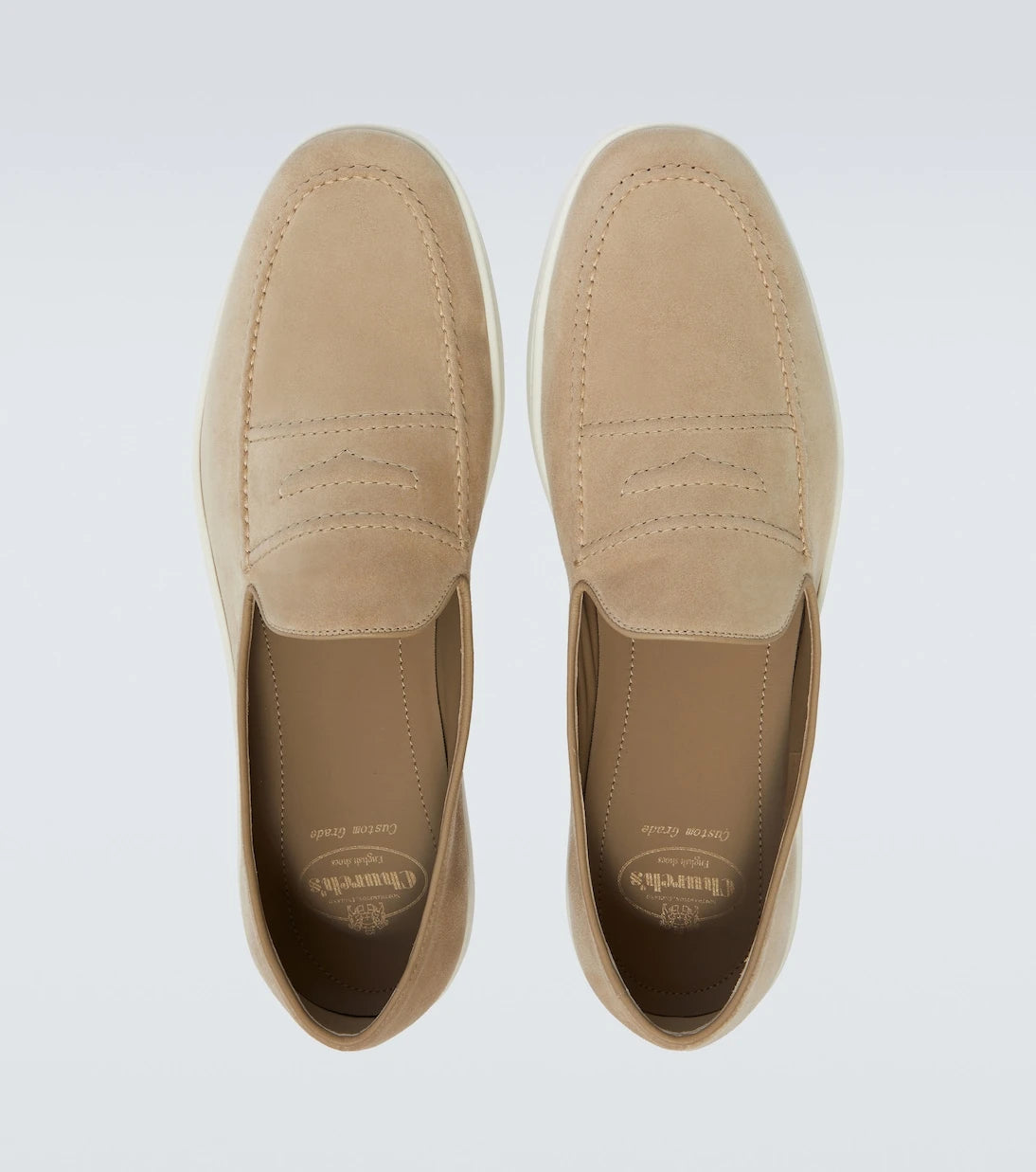 Church's - Peebles suede penny loafers
