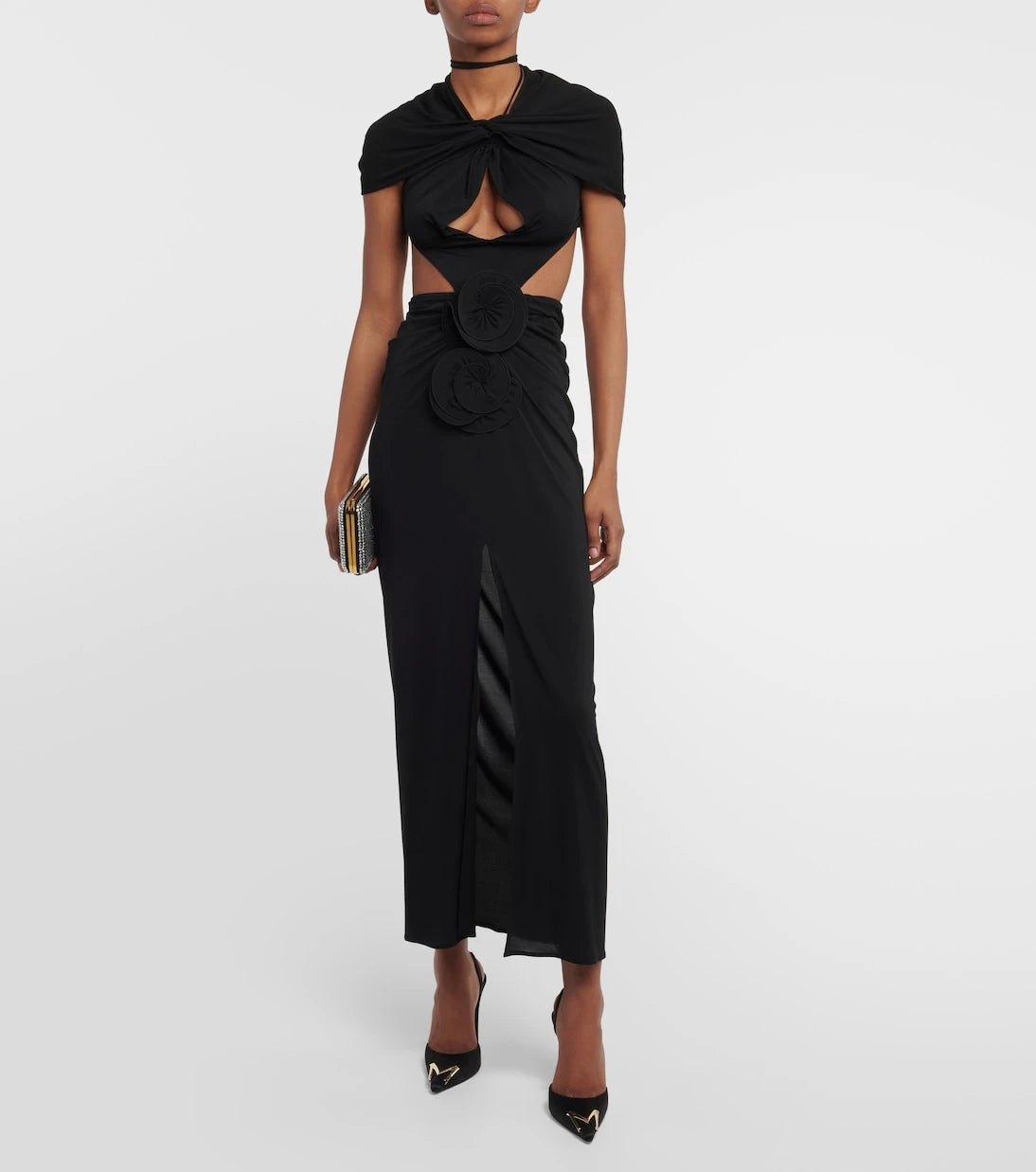 Magda Butrym - Hooded cutout midi dress
