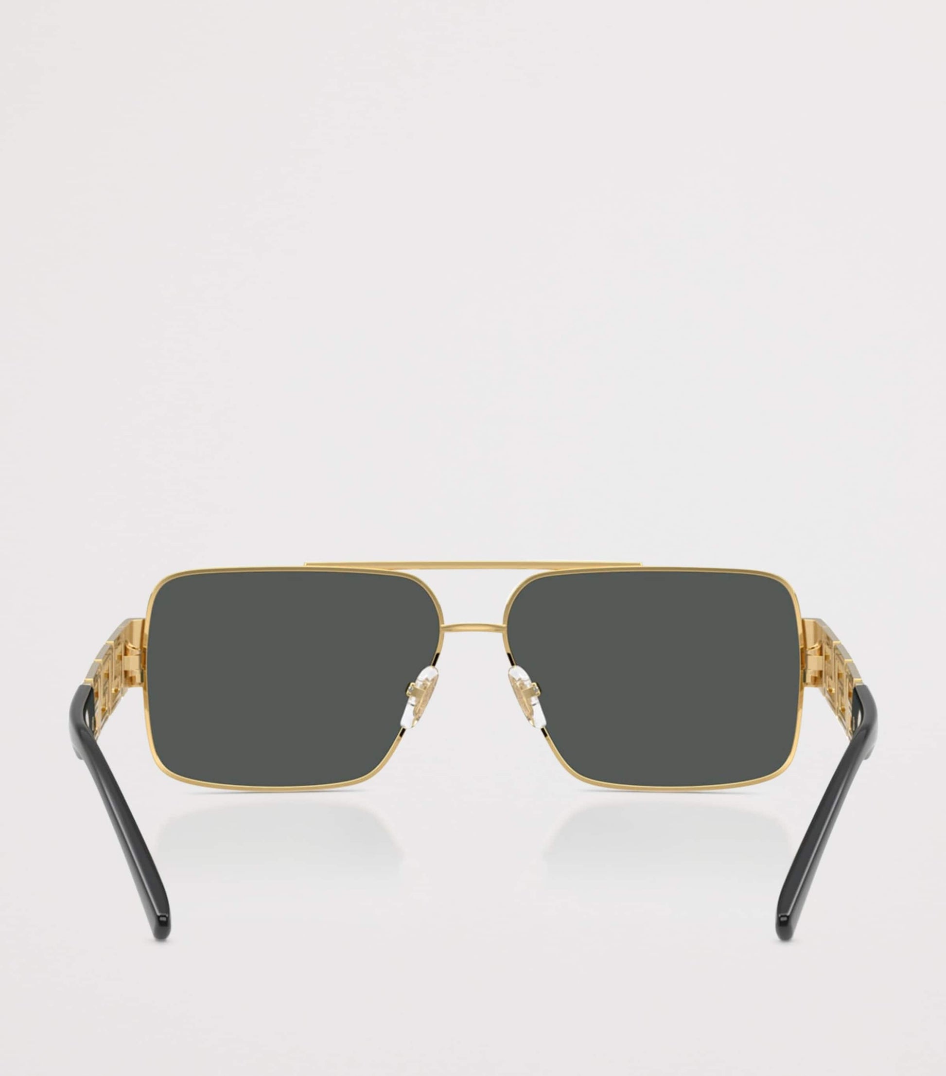 Wire-Frame Rectangular Sunglasses