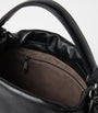Brunello Cucinelli Black Medium Leather Mellow Bucket Bag