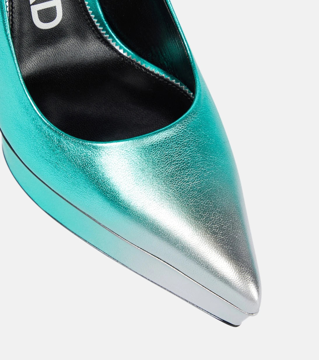 Tom Ford - Metallic leather platform pumps