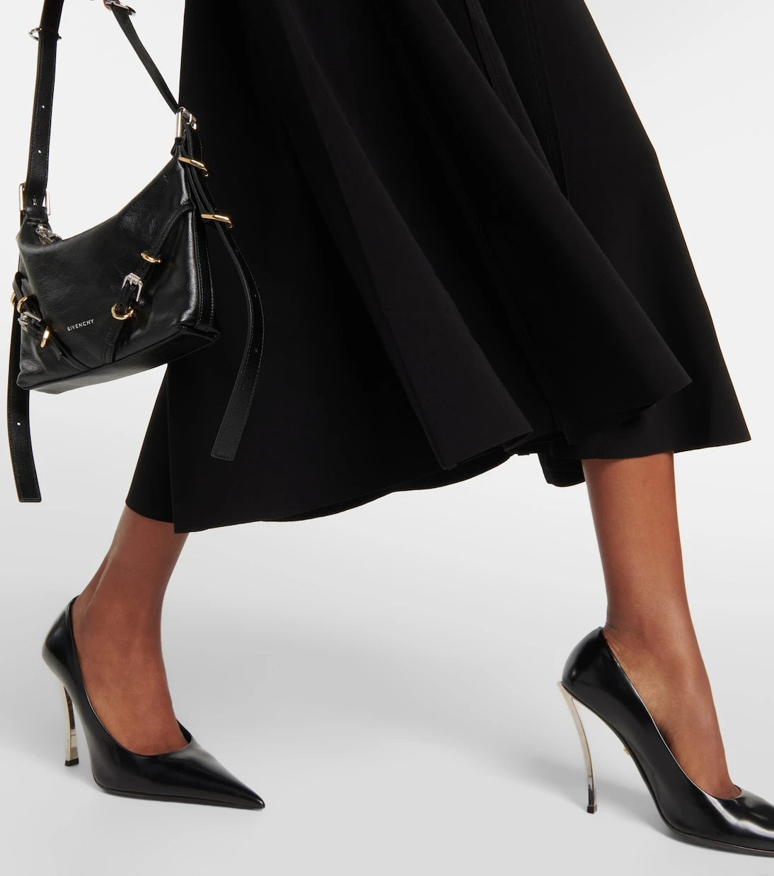 Norma Kamali - Grace high-rise jersey midi skirt