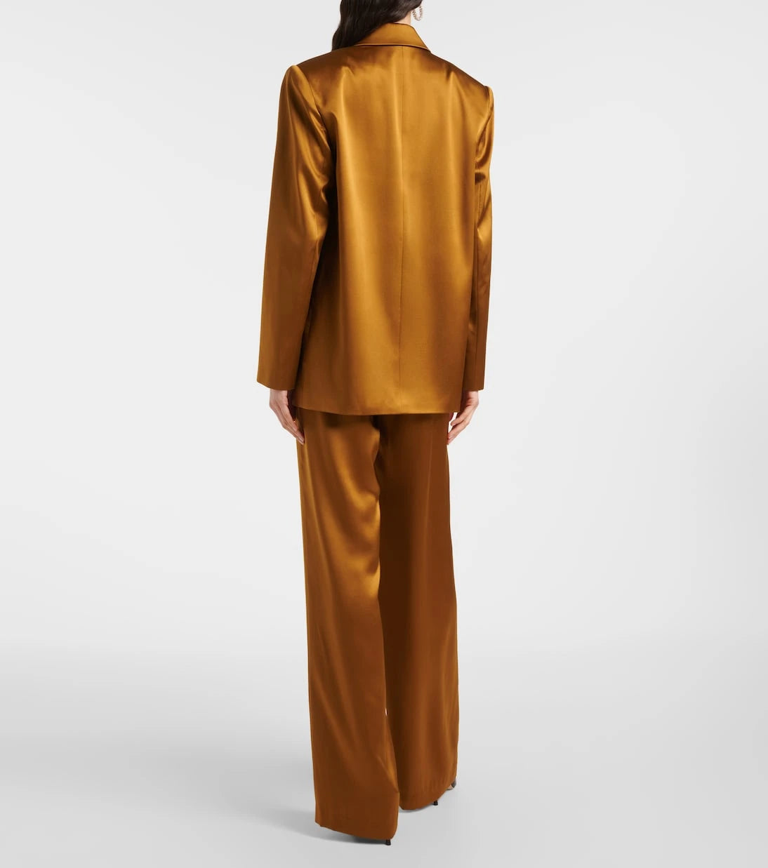 The Sei - Oversized silk satin blazer