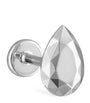 Maria Tash Faceted Pear Threaded Stud Earring (6.5mm)
