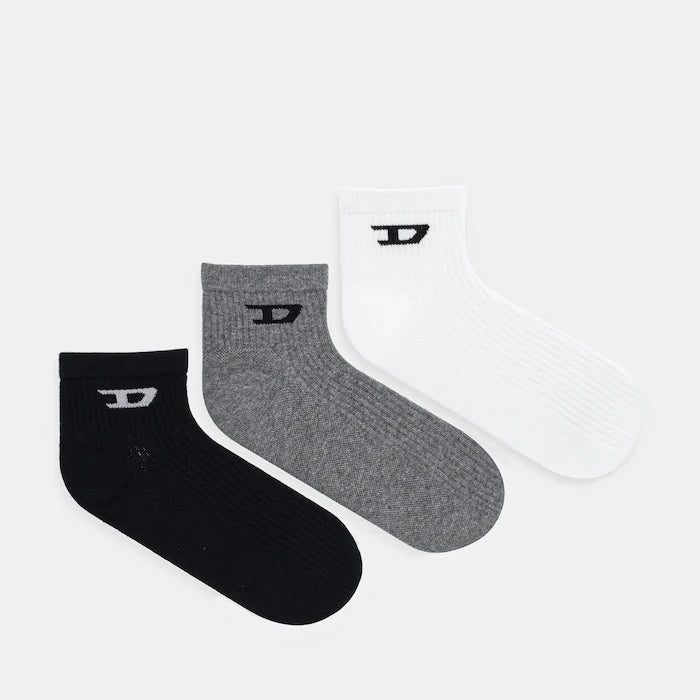 Diesel SKM-D-ANKLE Çorap (3 Çift)