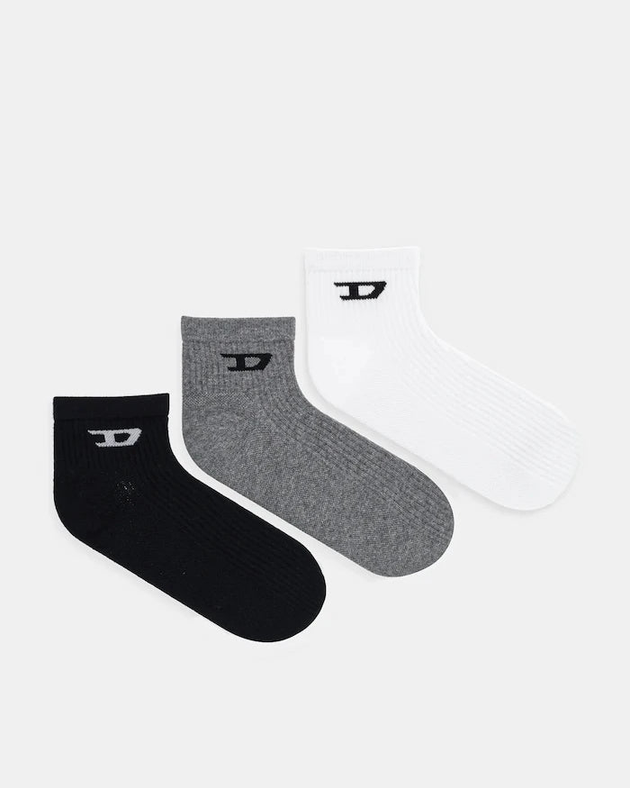 Diesel SKM-D-ANKLE Çorap (3 Çift)