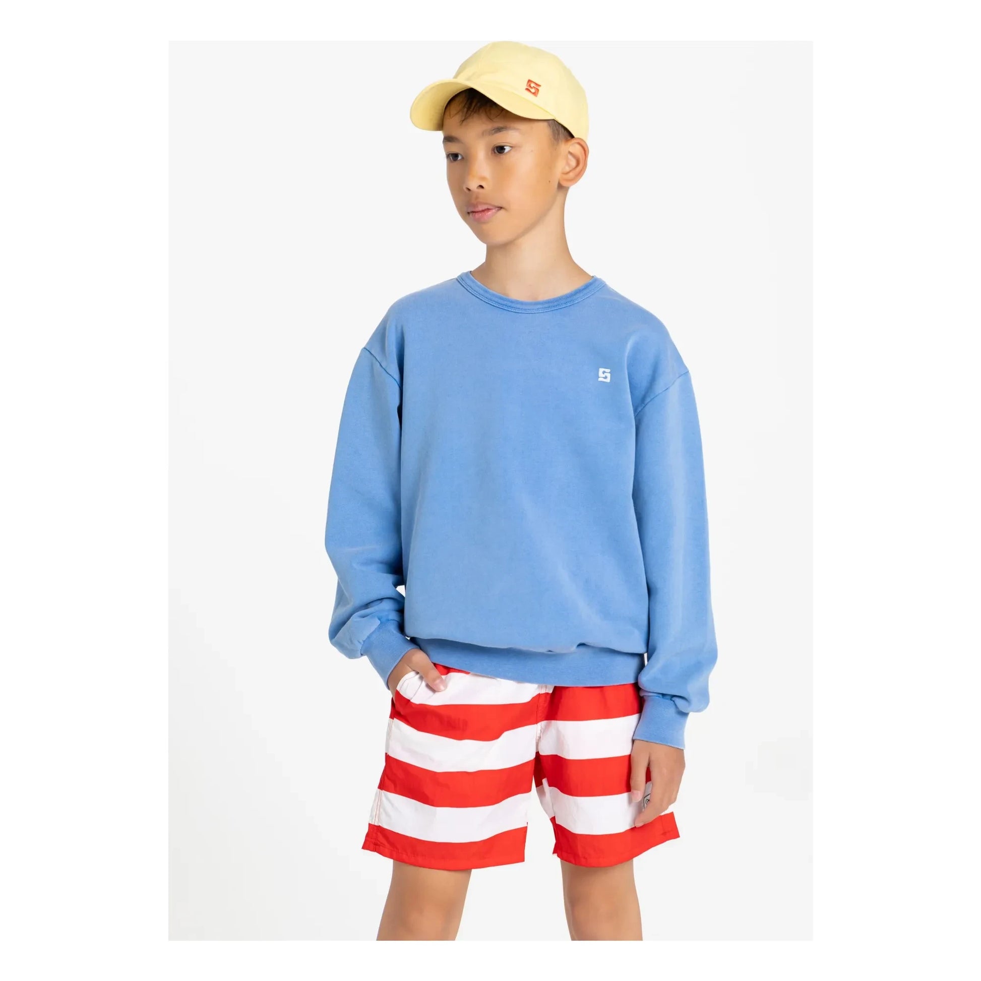 Smallable Kid - Arlo organic cotton sweatshirt | Royal blue