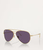 Gold RBR0101S Aviator Reverse Sunglasses