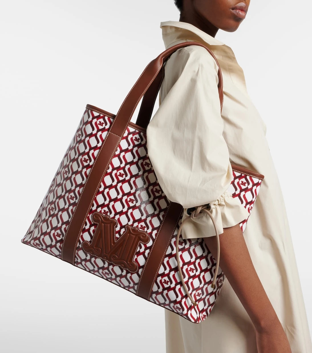 Max Mara - Farneto Large canvas tote bag