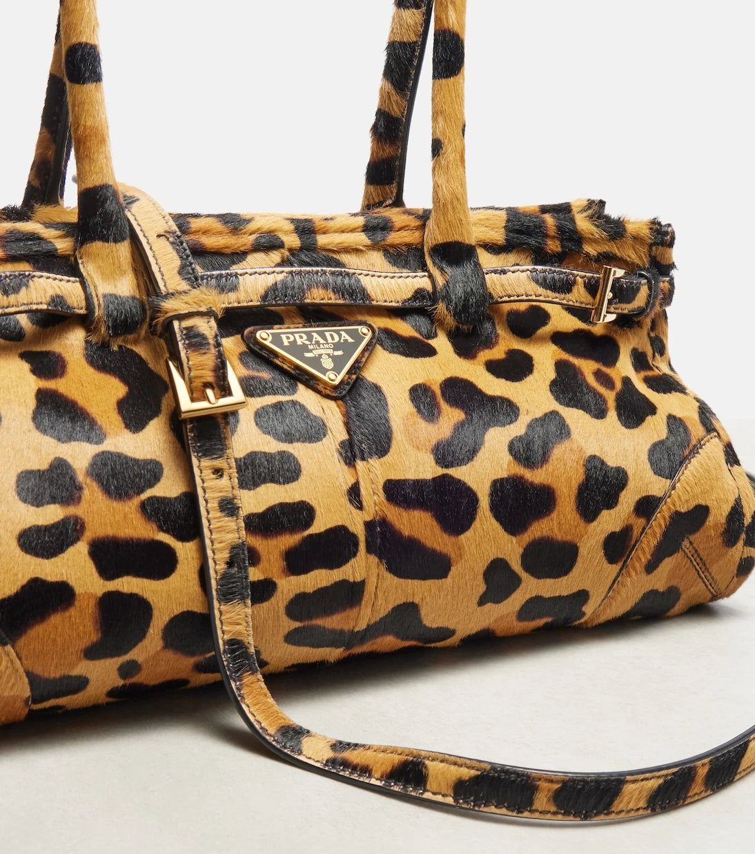 Prada - Prada Bonnie Medium calf hair shoulder bag