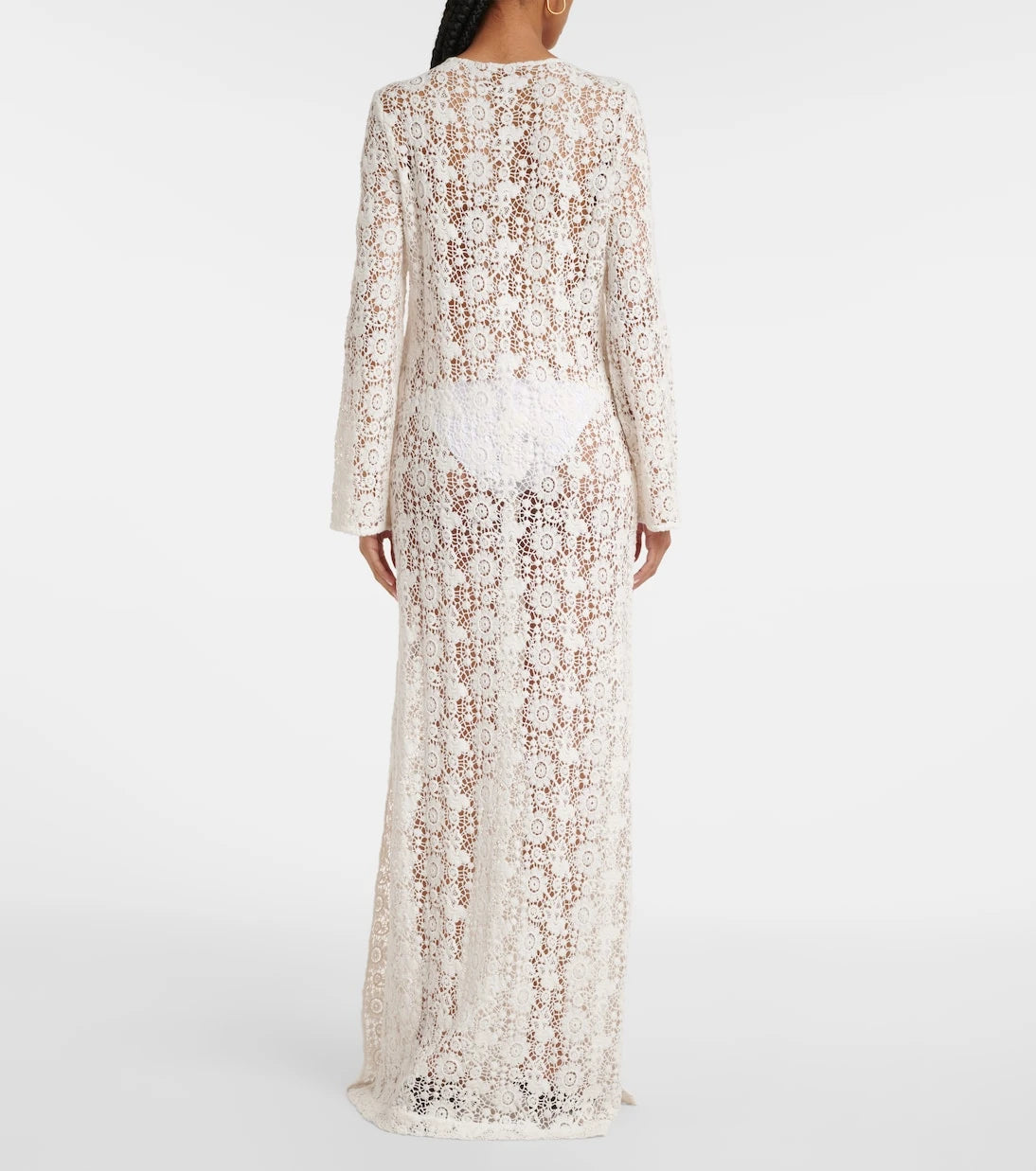 Nili Lotan - Cotton lace maxi dress