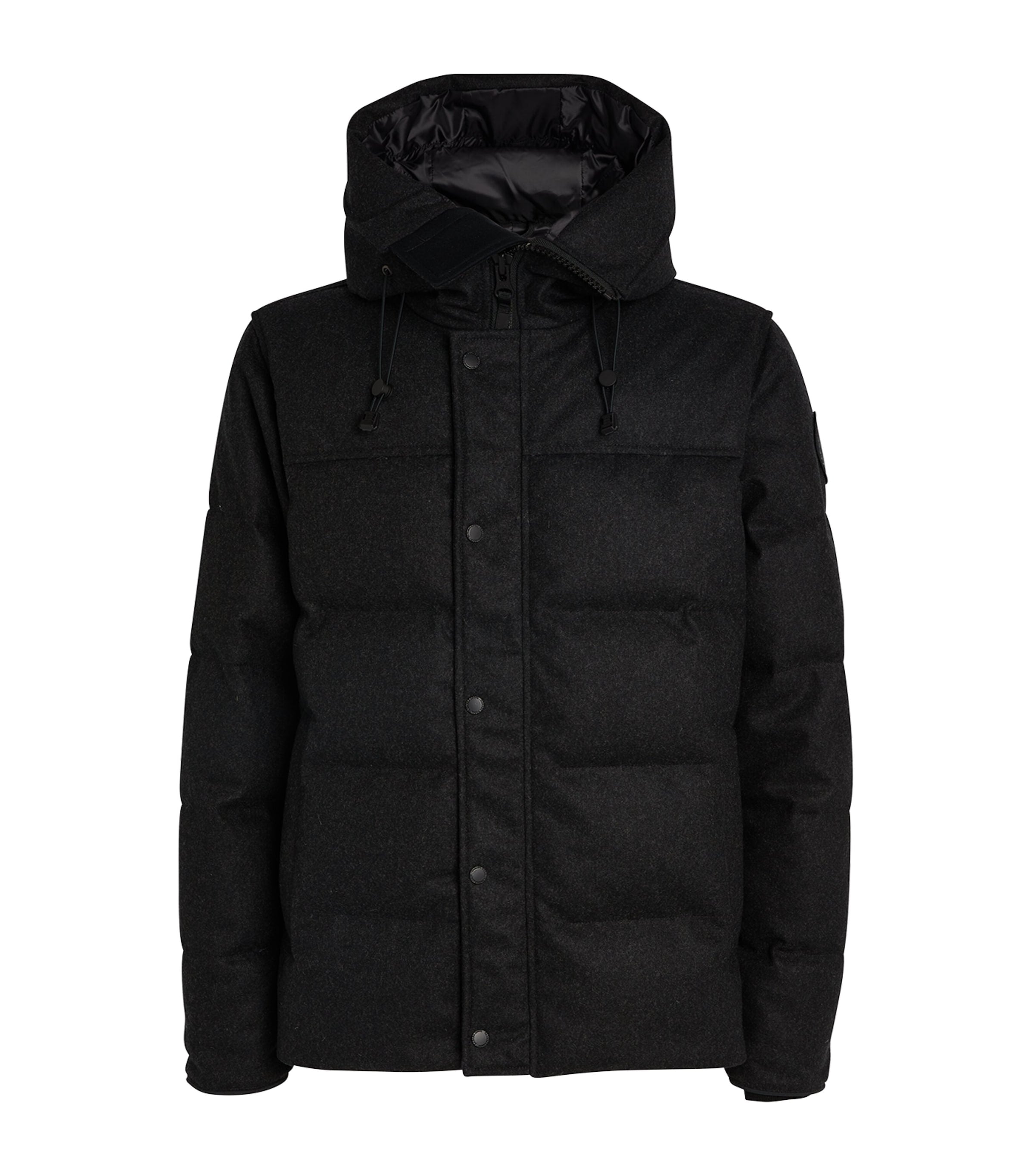 Canada Goose Black Lawrence Hooded Puffer Jacket
