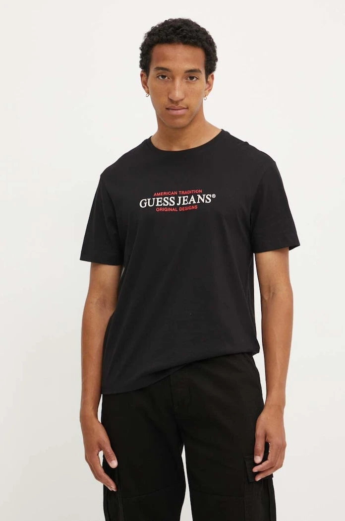 Памучна тениска Guess Jeans