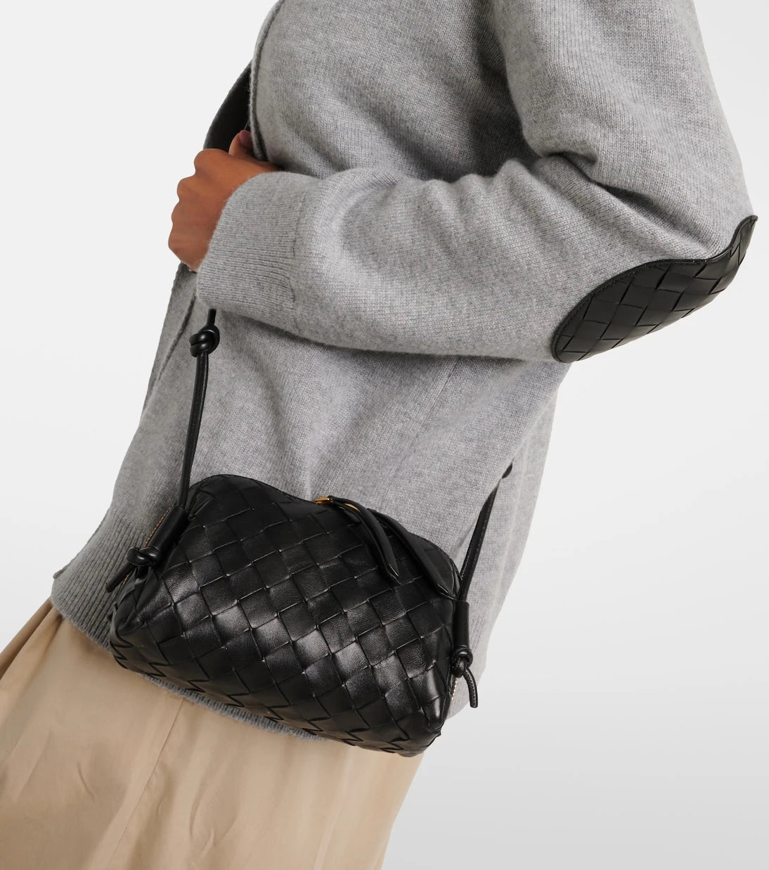 Bottega Veneta - Concert Mini Intrecciato leather pouch