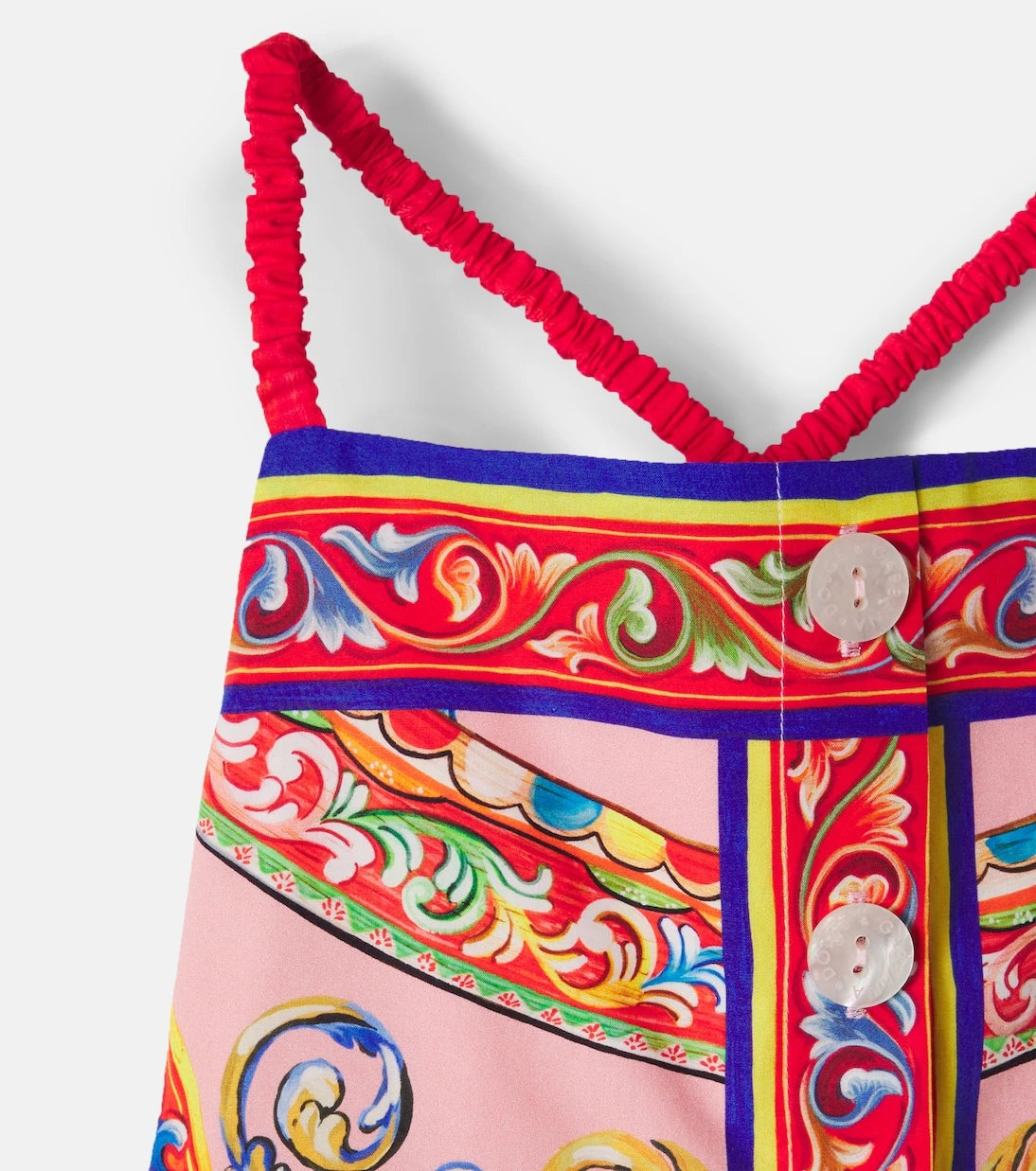 Dolce&Gabbana Kids - Printed cotton dress