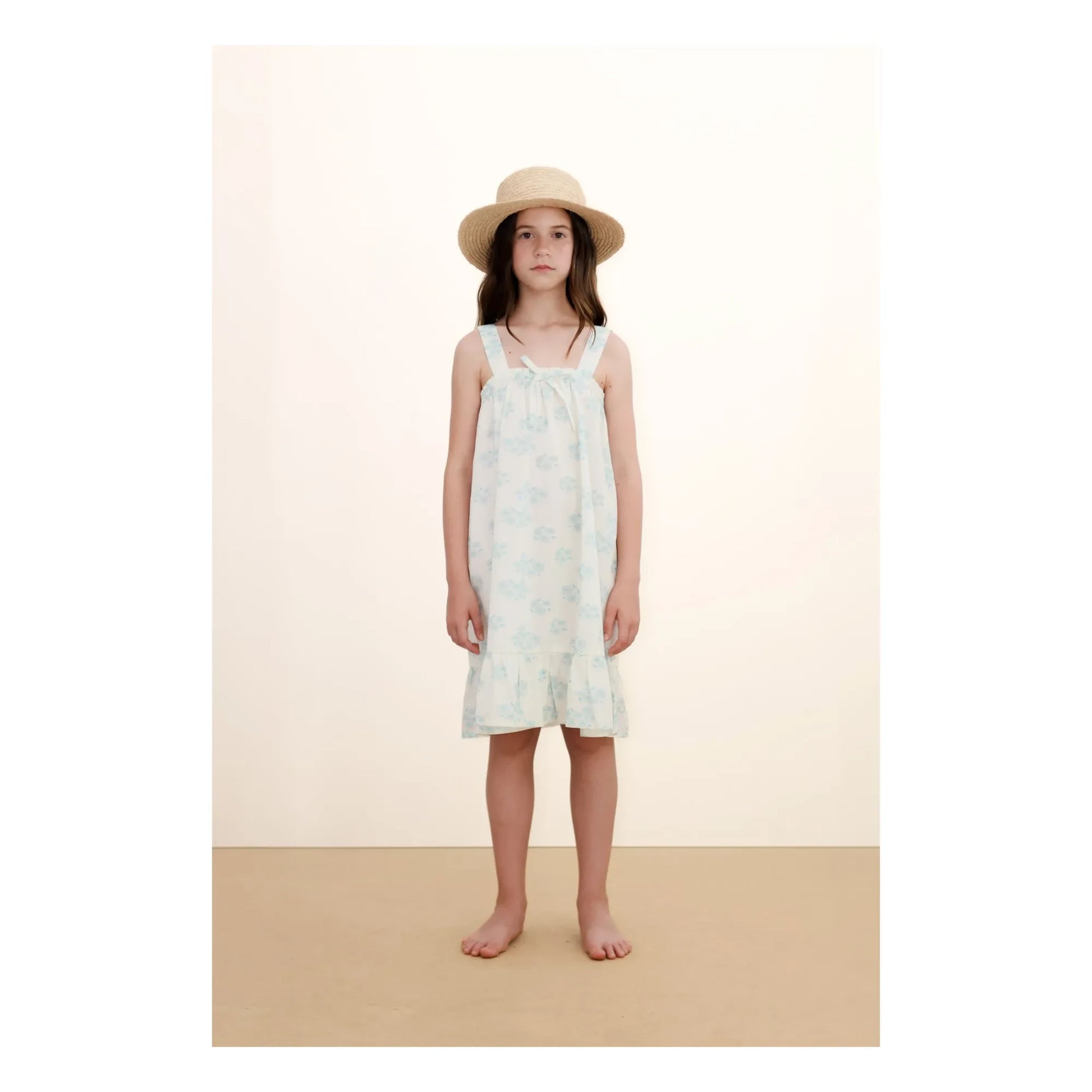 Tinycottons - Floral dress | White
