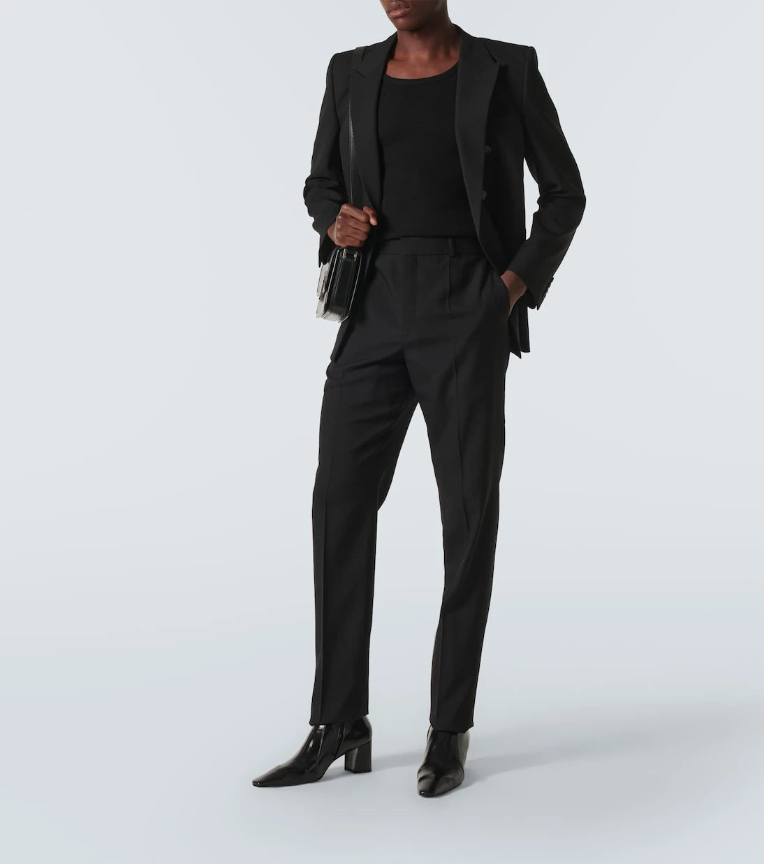 Saint Laurent - High-rise straight pants
