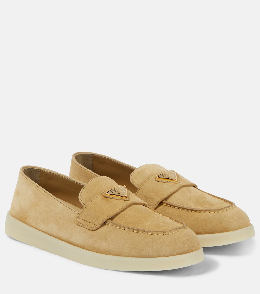 Prada - Saint Tropez suede loafers
