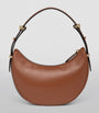 Prada Brown Leather Arqué Shoulder Bag