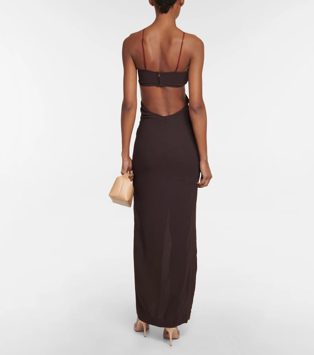 Nensi Dojaka - Cutout jersey maxi dress