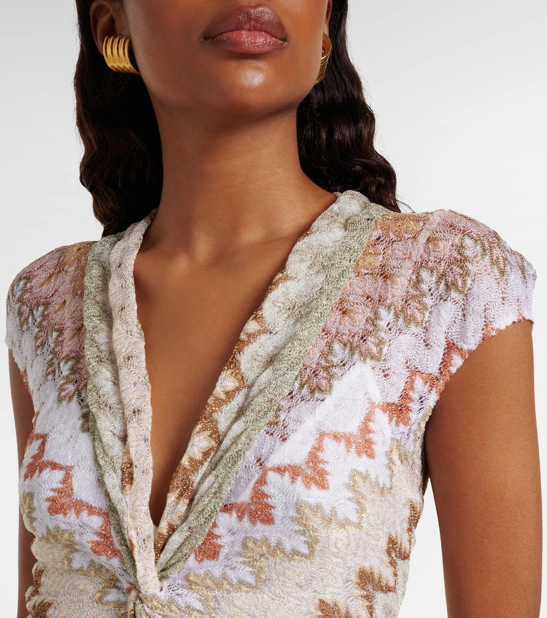 Missoni - فستان ماكسي لاميه