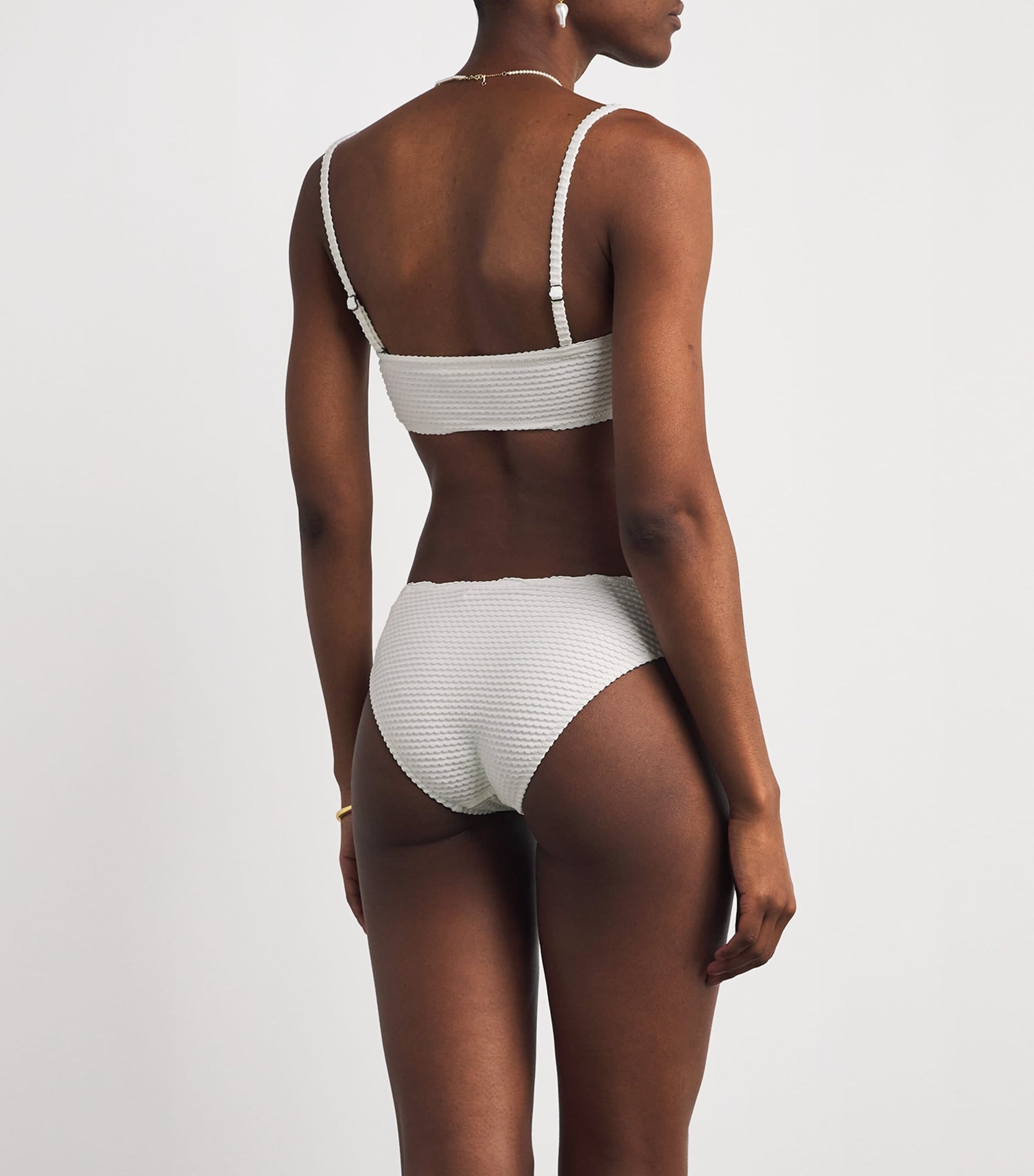 Ulla Johnson White Santorini Bikini Top