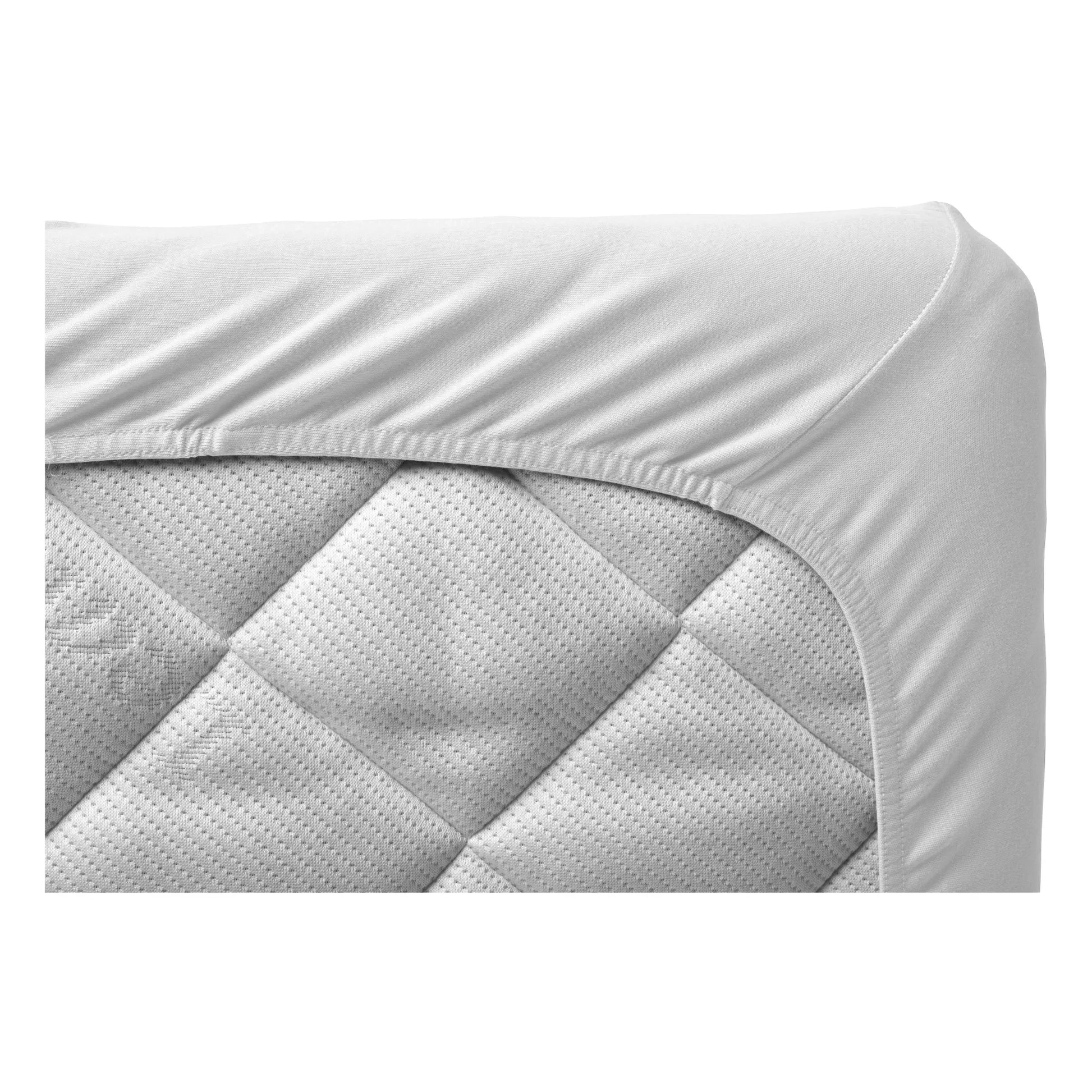 Leander - Fitted Sheets in Organic Cotton - Set of 2 | White