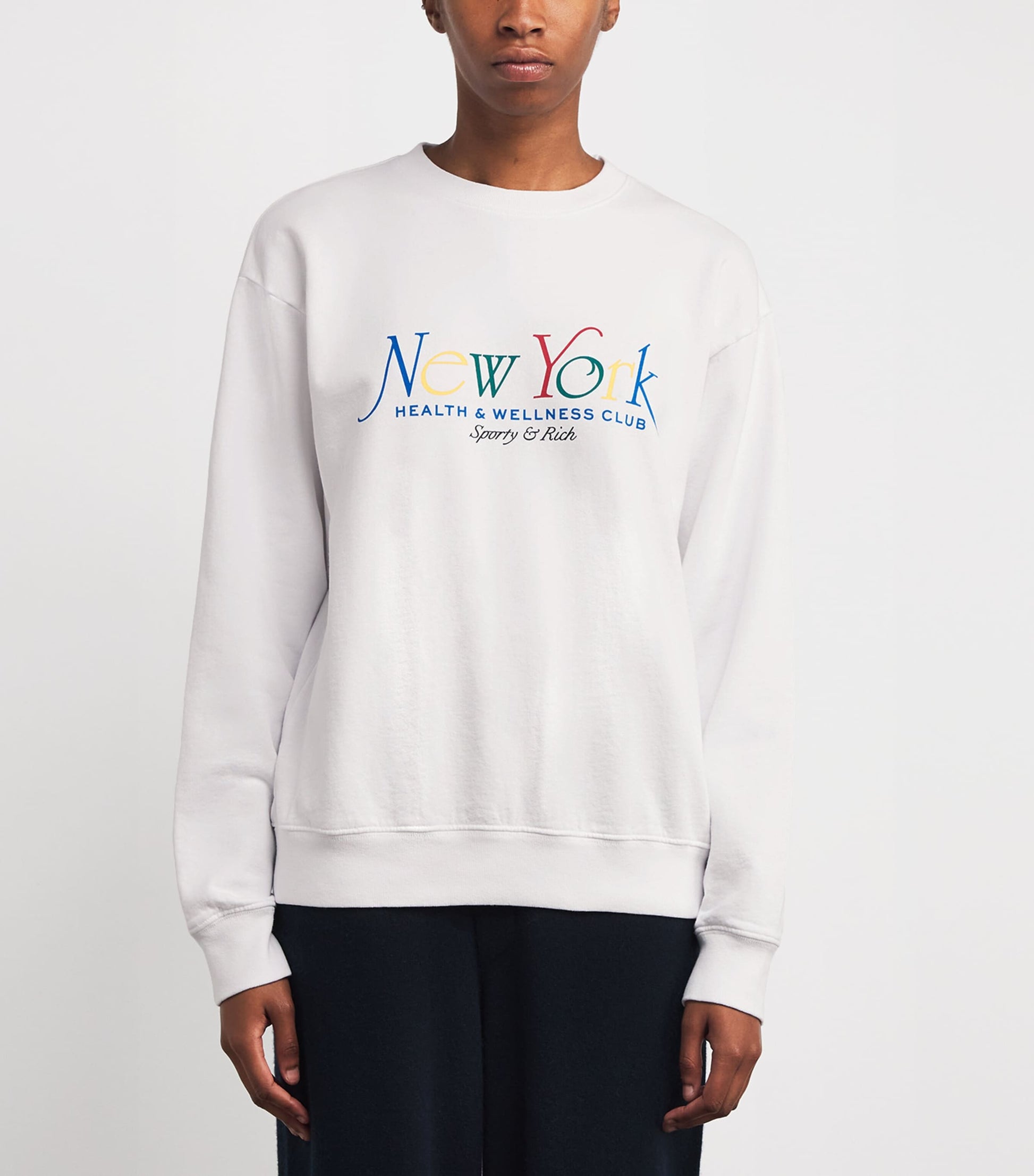 Cotton NY 94 Sweatshirt WHT/RBY/ALPNE/BLUE