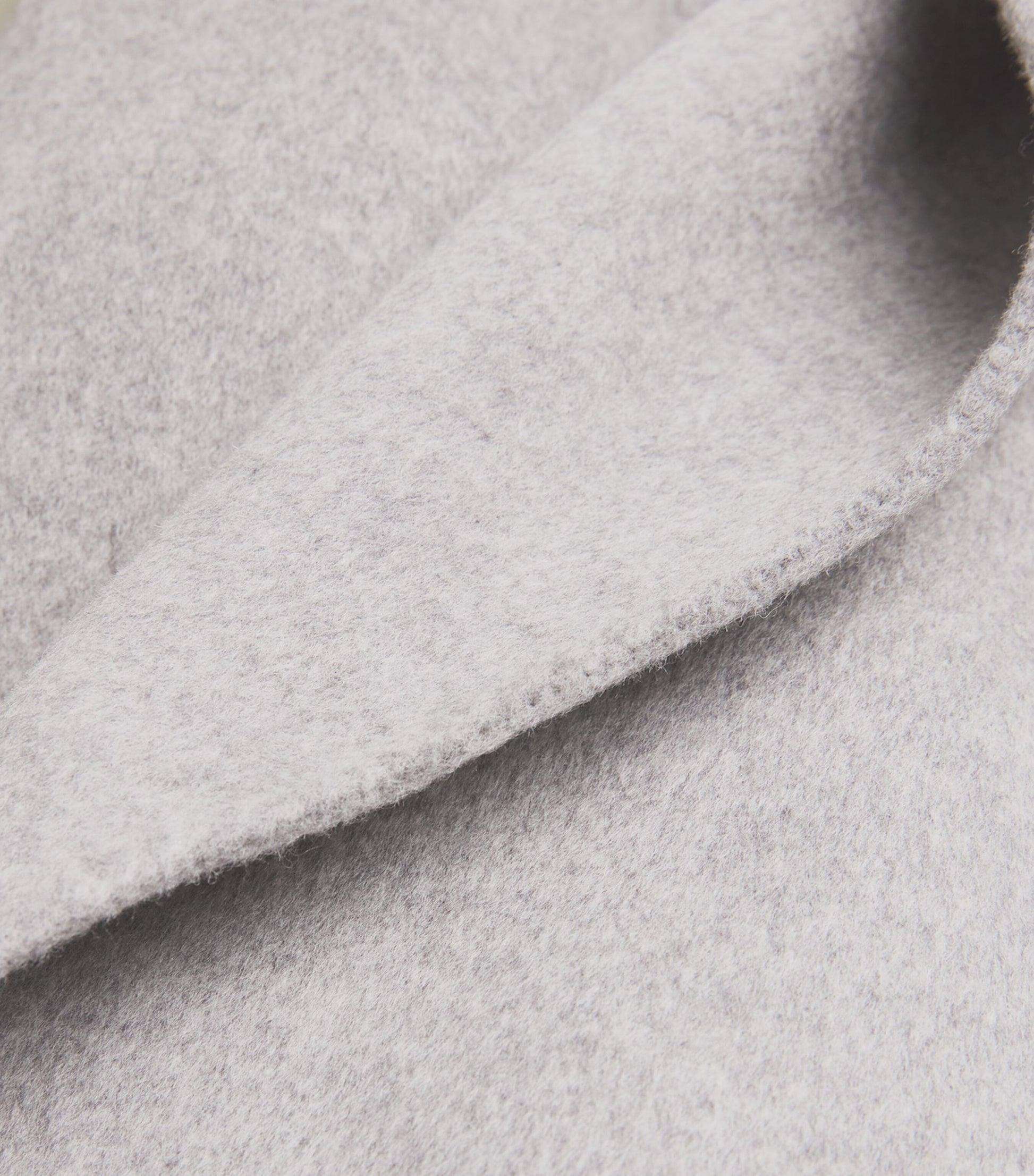 Grey Virgin Wool-Cashmere Coat