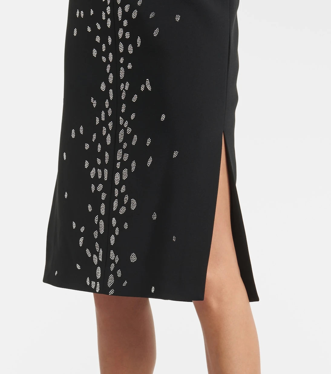 David Koma - Rhinestone-embellished midi dress