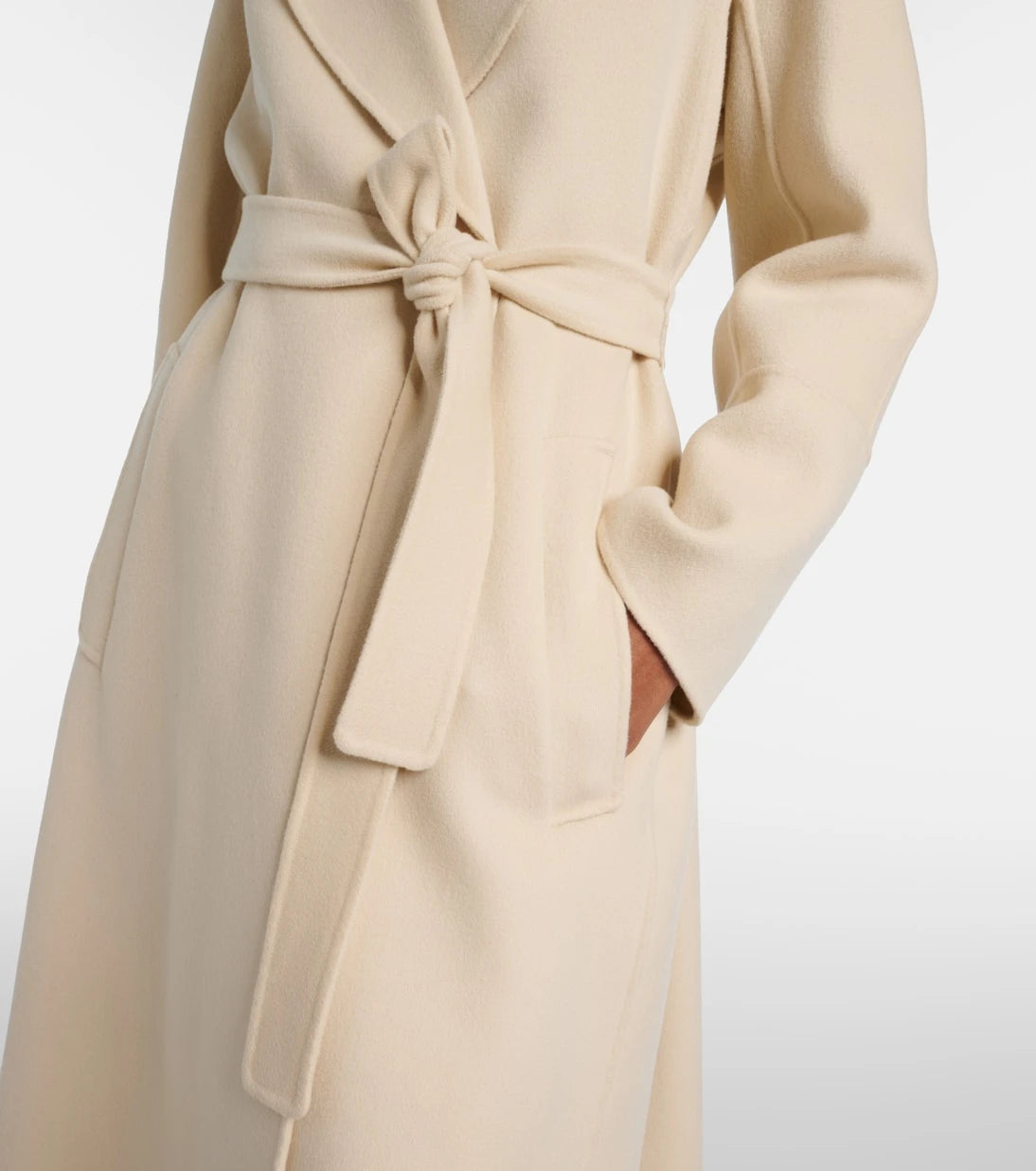 'S Max Mara - Elisa virgin wool wrap coat