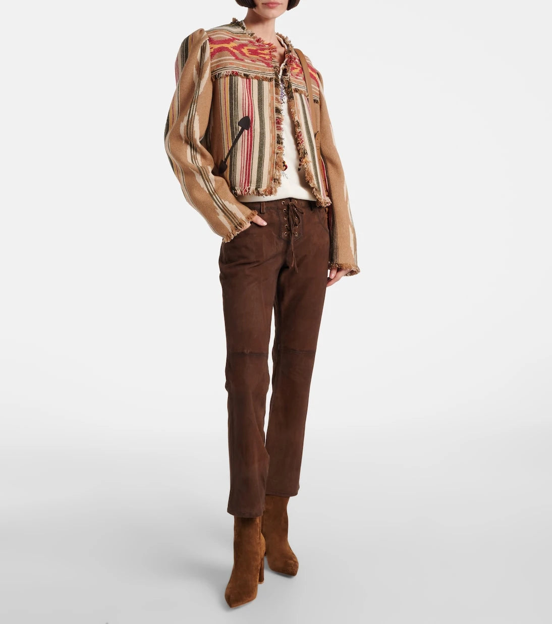 Gianvito Rossi - Lyell 85 suede ankle boots