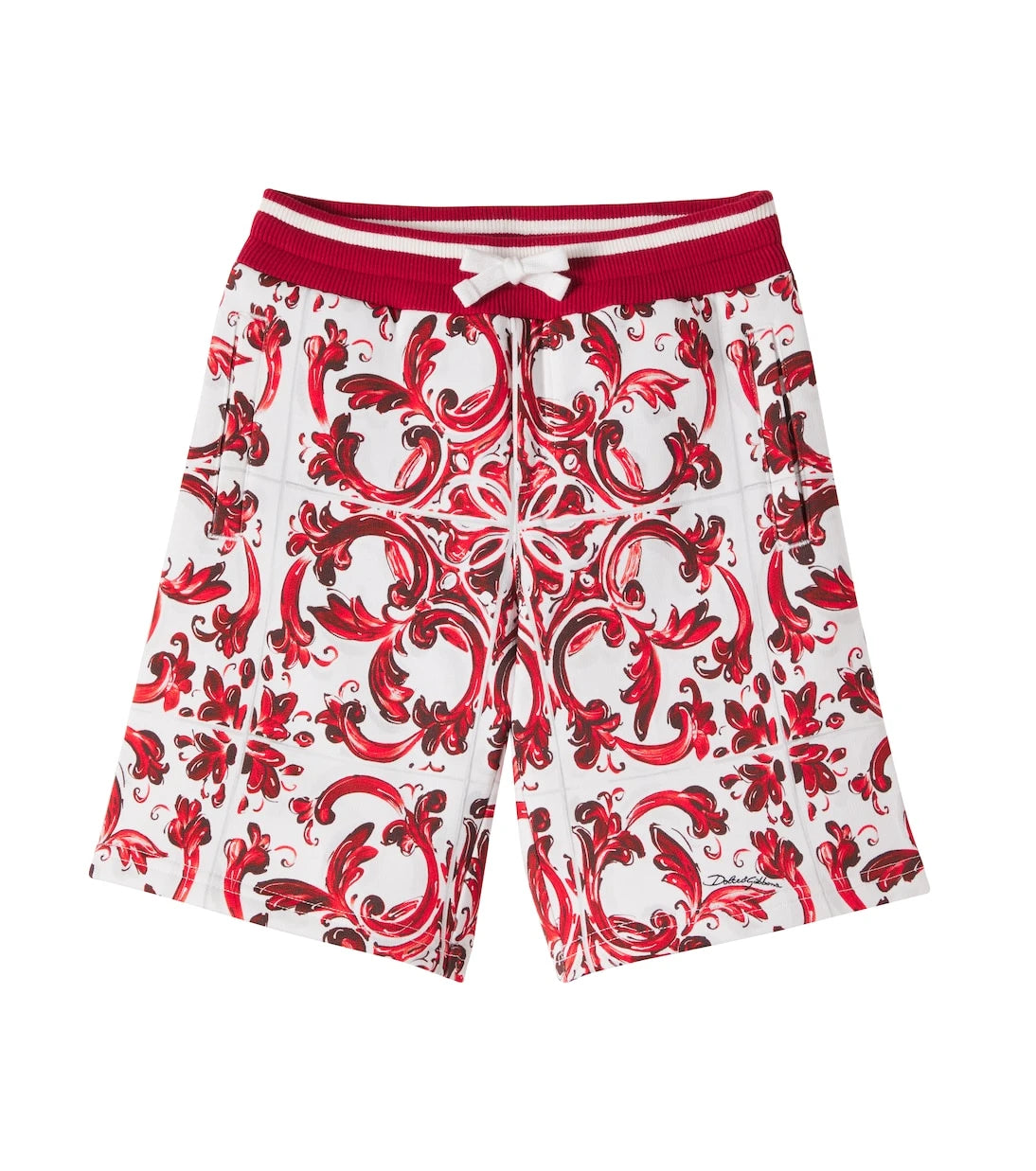 Dolce&Gabbana Kids - Printed cotton shorts